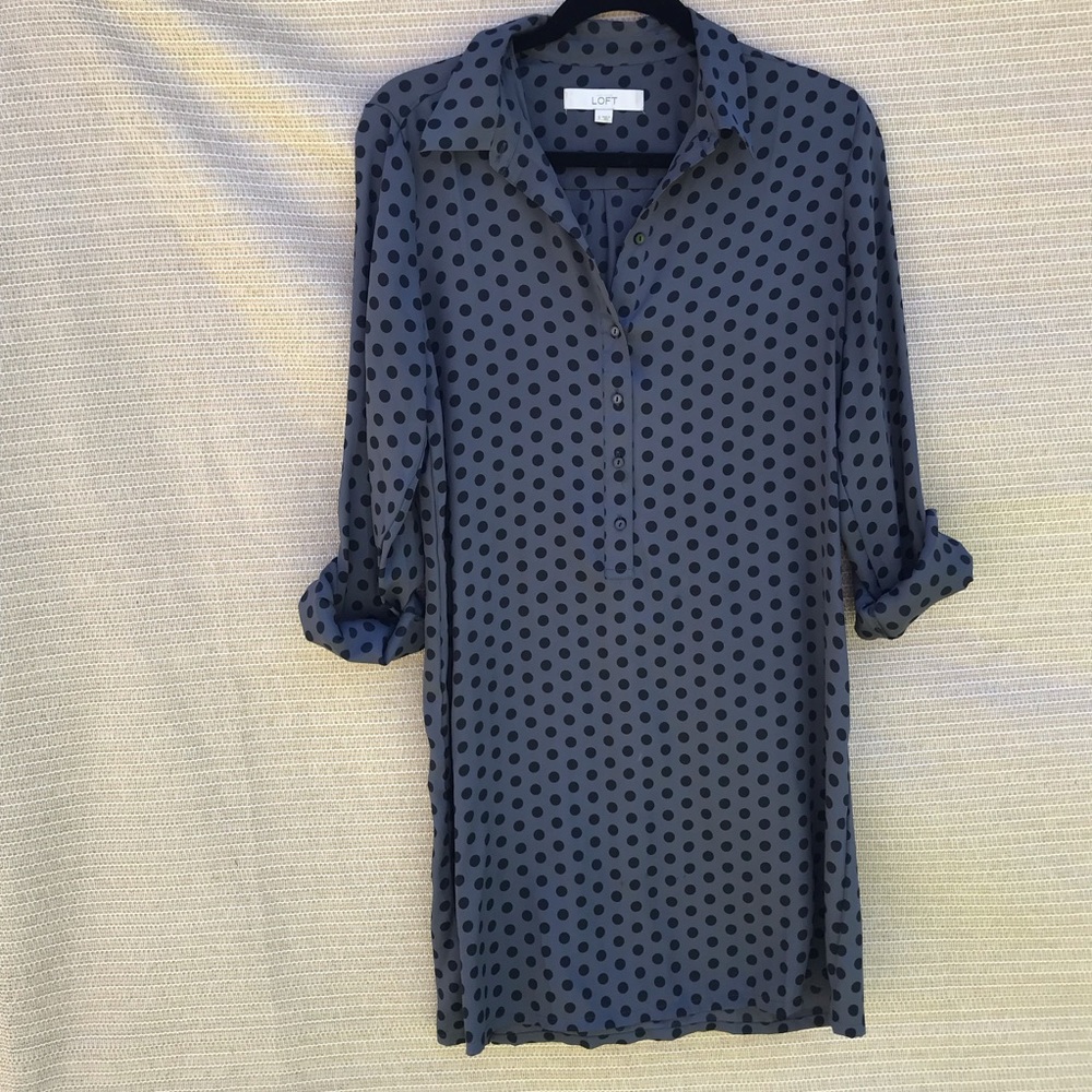 Polka dot print dress